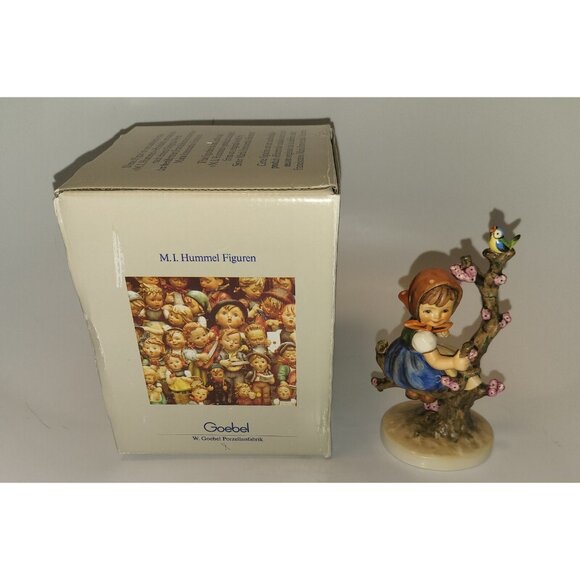 VINTAGE GOEBEL #141/1 APPLE TREE GIRL" TMK-6 HAND PAINTED FIGURINE 6 W. GERMANY! - Picture 1 of 10